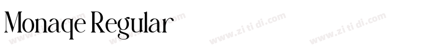 Monaqe Regular字体转换